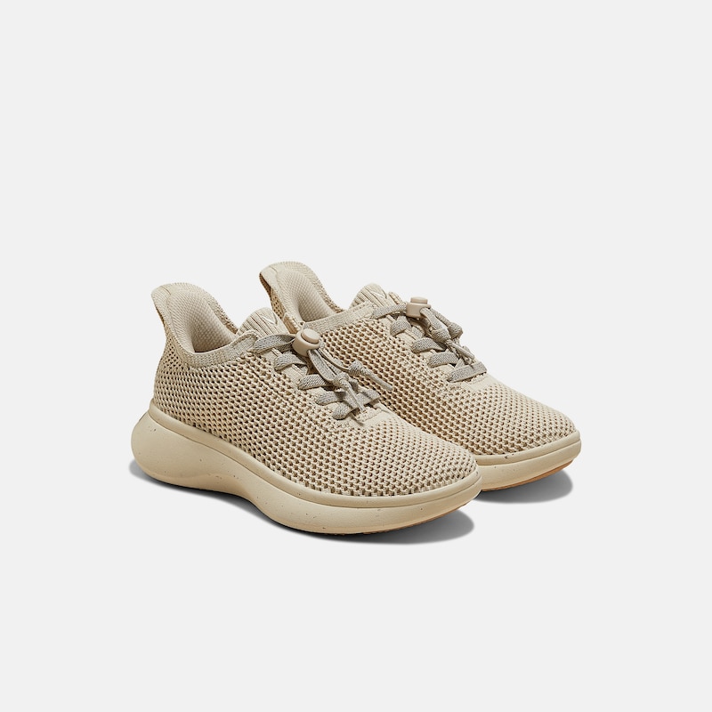 Kids' Sneaker Sliders (Urban Jr) - Mesh, Beige, EU34 | VIVAIA