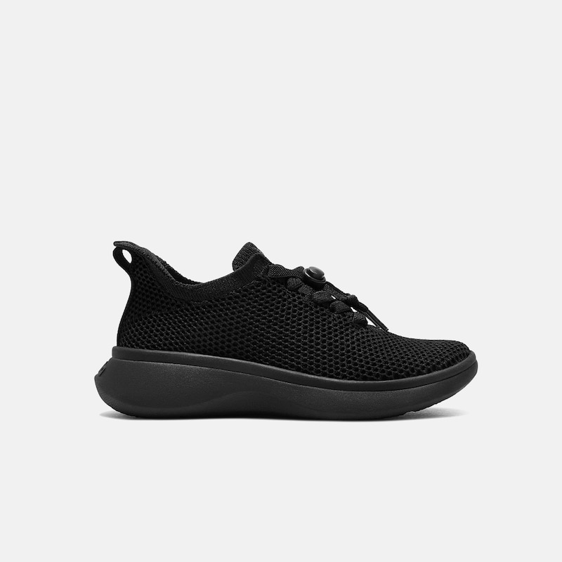Kids' Sneaker Sliders (Urban Jr) - Mesh, Solid BLACK, EU33 | VIVAIA