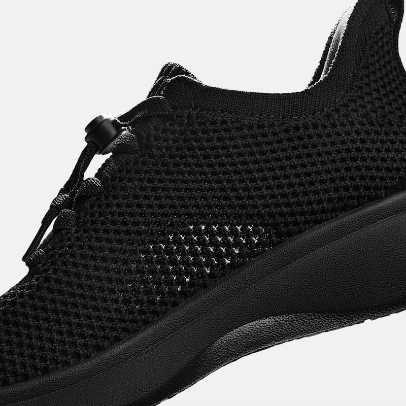 Kids' Sneaker Sliders (Urban Jr) - Mesh, Solid BLACK, EU33 | VIVAIA