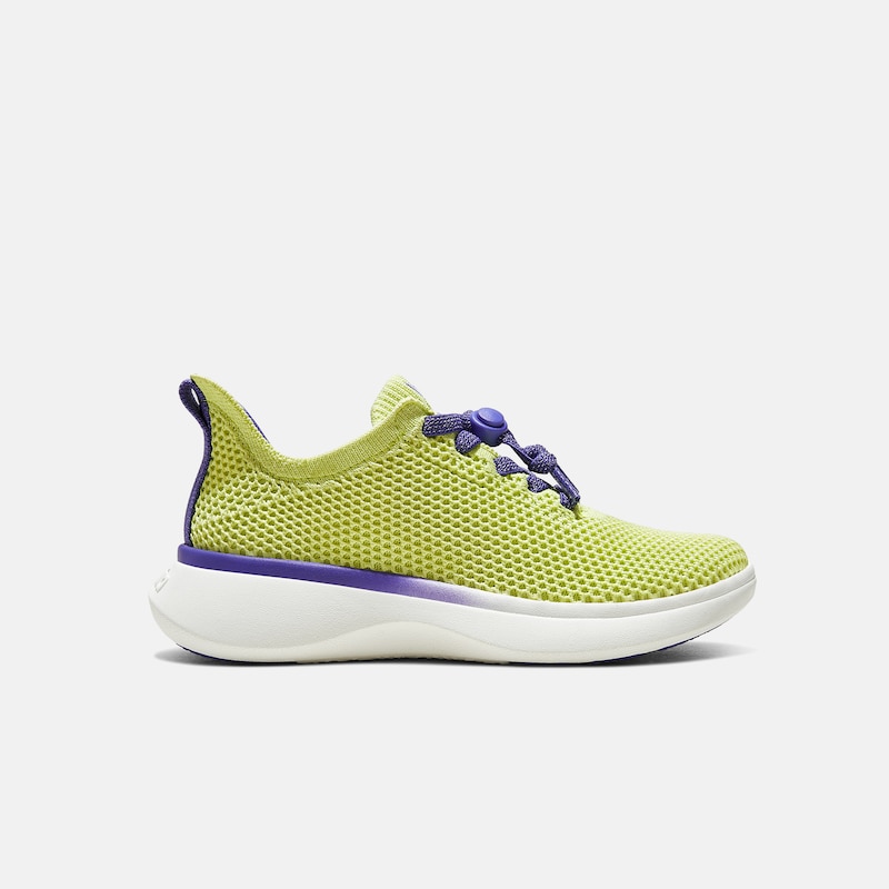Kids' Sneaker Sliders (Urban Jr) - Mesh, Light GREEN PURPLE, EU32 | VIVAIA