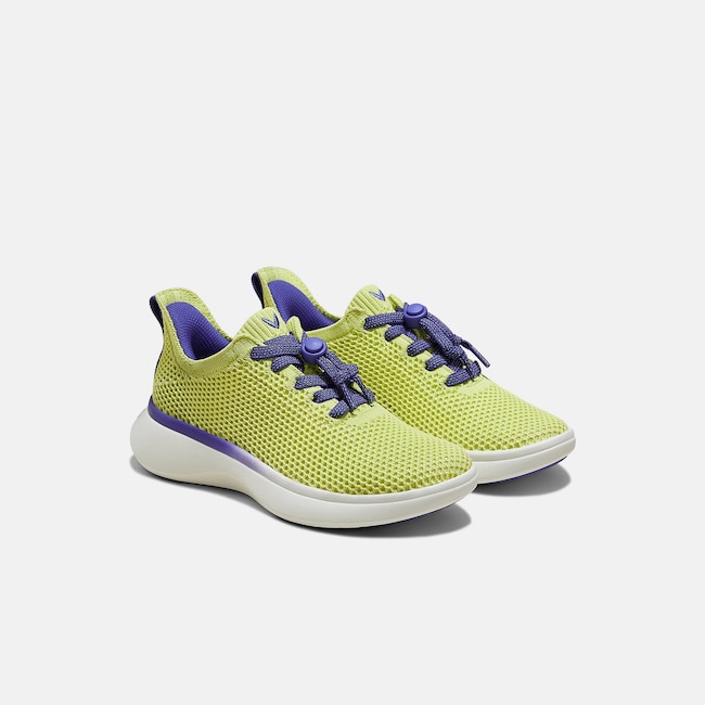 Kids' Sneaker Sliders (Urban Jr) - Mesh - Light Green Purple