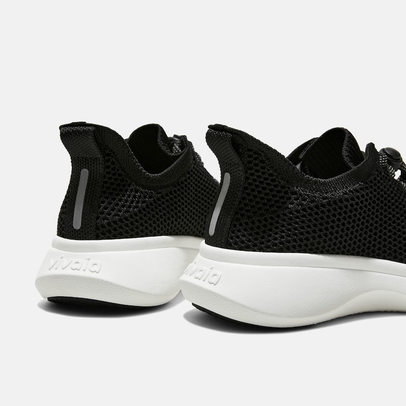Kids' Sneaker Sliders (Urban Jr) - Mesh, BLACK WHITE, EU35 | VIVAIA