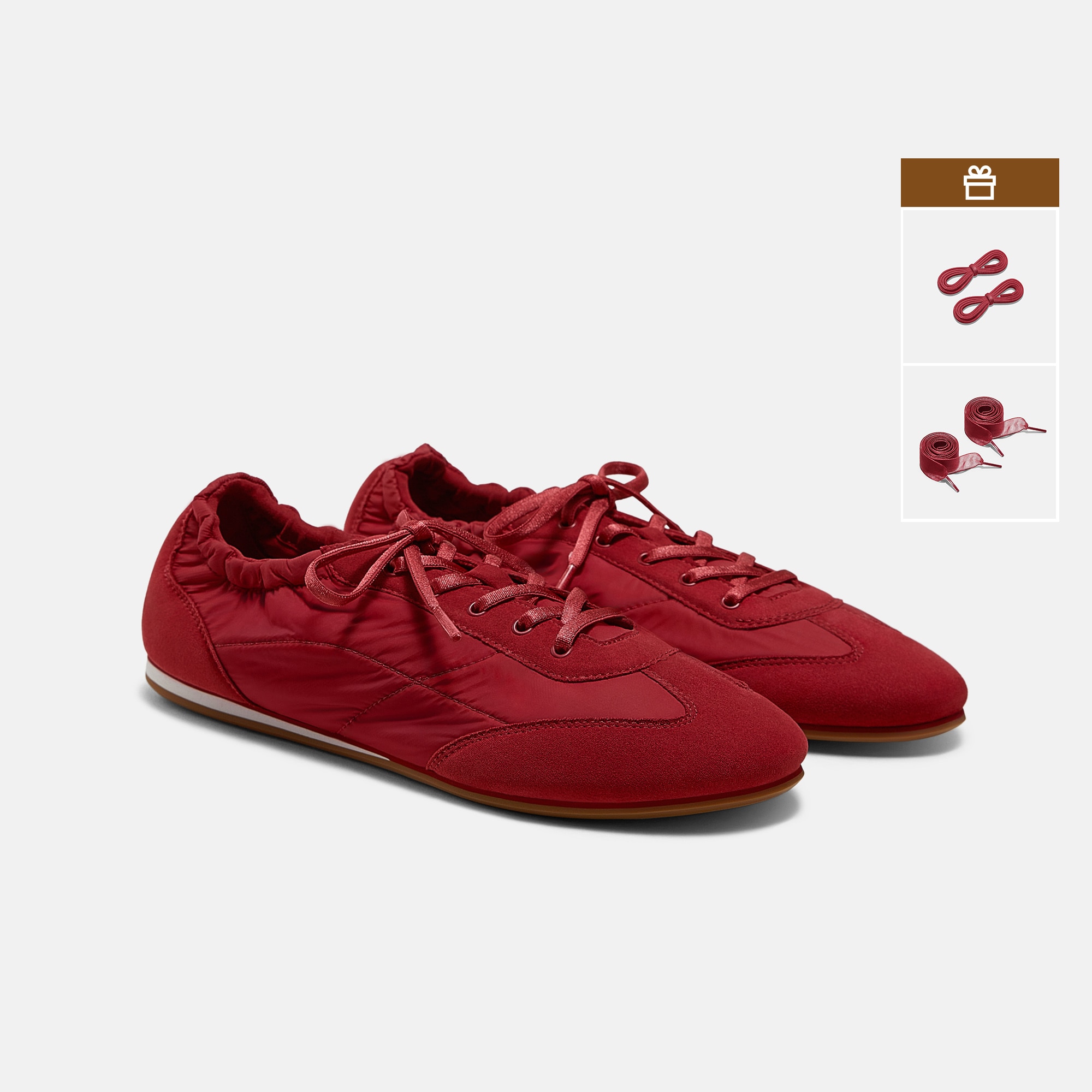 Jogger Re-Nylon Sneakerina (Yancy) - Brick Red
