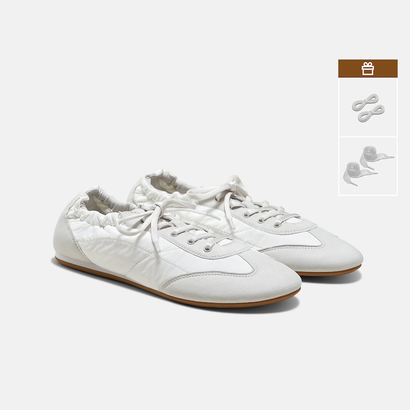 Jogger Re-Nylon Sneakerina (Yancy), WHITE SMOKEY GREY, EU40.5 | VIVAIA