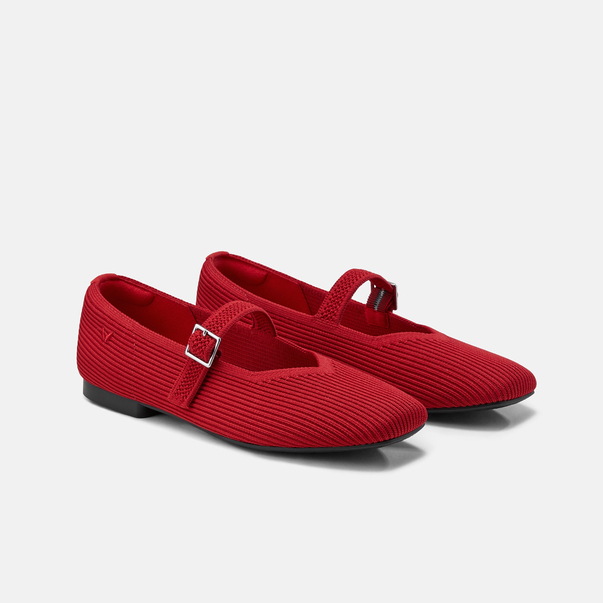 Square-Toe Mary Janes (Margot Mary Jane) - Ruby Red