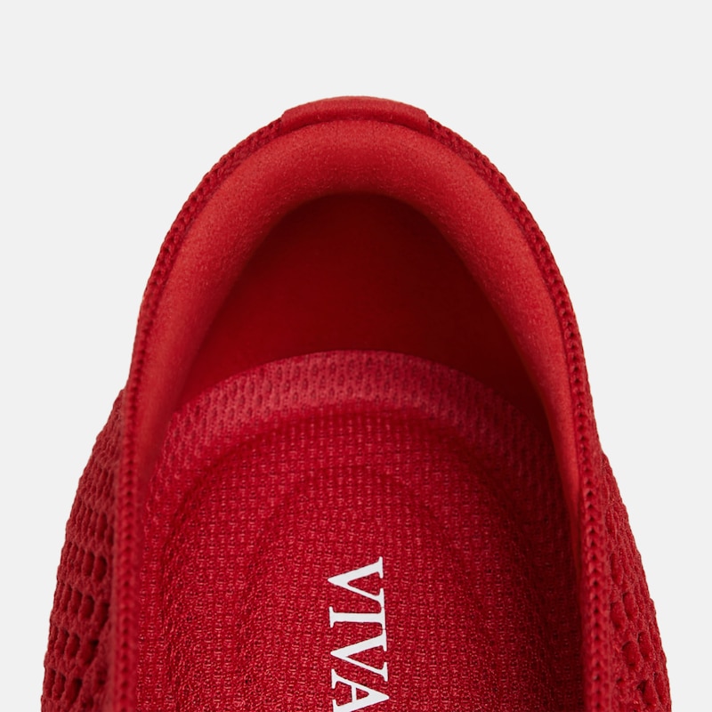 Square-Toe Mary Janes (Margot Mary Jane), RUBY RED MESH, EU37.5 | VIVAIA