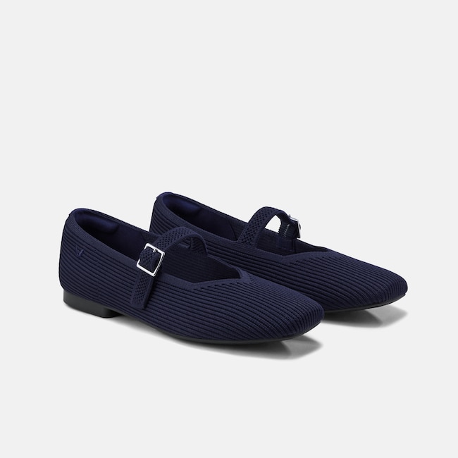 Square-Toe Mary Janes (Margot Mary Jane) - Navy